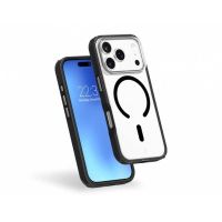 funda para movil force case air xtrem frost magsafe hibrida negra para iphone 17 pro