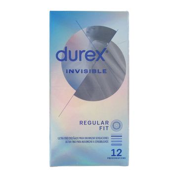 Durex invisible extra fino 12 preservativos
