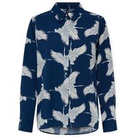 only camisa manga larga nova life vis shirt - blue dephts para mujer