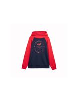 sudadera 4f m221 nino rojo