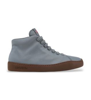 Camper para mujer. K400374-034 Zapatillas botín Peu Touring azul (39), Plano, Cordones, Casual, Poliéster reciclado