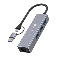 ewent ew1159 hub usb 3 puertos 311 pgig usb-c-a