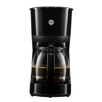 cafetera de goteo northio 22965 15 l 12 tazas negro sistema antigoteo