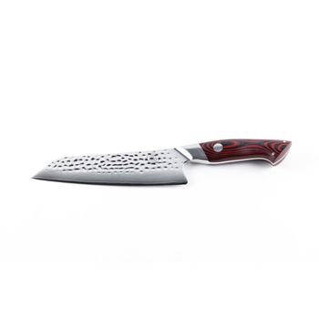 Cuchillo de chef de acero de damasco de 18,5cm