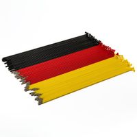 source stainless spokes 60 pack - blackredyellow 192mm
