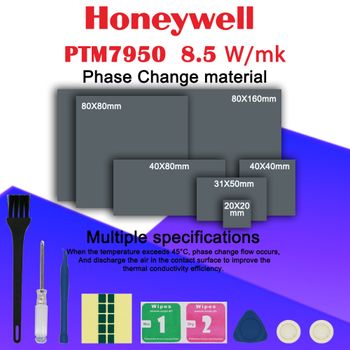 Almohadilla de Cambio de Fase Honeywell PTM7950, Material de Grasa Térmica de 8.5W/mk, Pasta Térmica Conductora para Disipador de Calor de Laptop/CPU/GPU