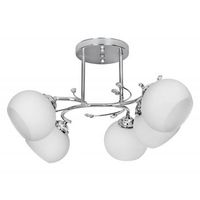 activejet aje-irma 5p iluminacion de techo plata e27