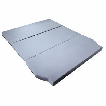 Colchón Camper Peugeot Traveller - 5cm Grosor, Hr 25kg/m3. Media, 0cm De Viscoelástica - Gris