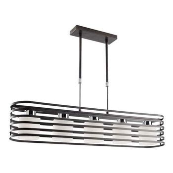 Lámpara cell 2 wengué (5 luces)