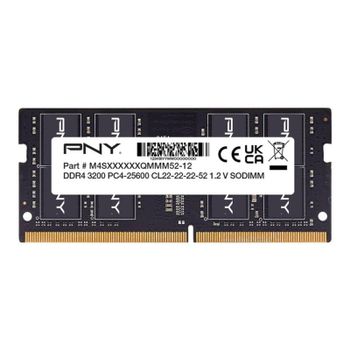 Módulo RAM PNY Performance DDR4 16GB 3200MHz SODIMM CL22 para Portátil