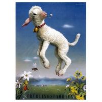 legendarte - cartel publicitario vintage viaggi di primavera - cuadro lienzo impresion digital cm 50x70