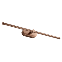 lampara de pared toolight app1896-1w 60 cm brush copper led