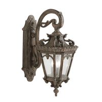 aplique de pared de exterior tournai 3 luces