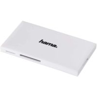 hama multilector de tarjetas usb 30 blanco