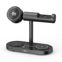 blitzwolf bw-iw39 7-en-1 25w cargador inalambrico magnetico carga inalambrica rapida soporte con enfriamiento activo par
