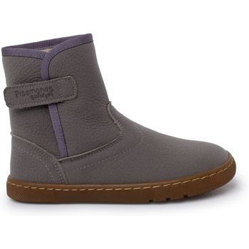 Pisamonas Botines Botas Piel Barefoot Borreguito para niña