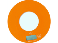 balanza de cocina - jata hogar 722 p peso maximo 5kg escala medicion 1g display lcd 4 digitos naranja