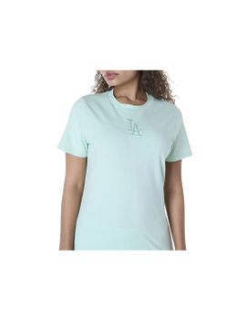 Camiseta New Era LA Dodgers MLB League Essential Mujer Verde