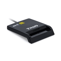 multilector externo usb-c tooq tqr-211b dnie negro