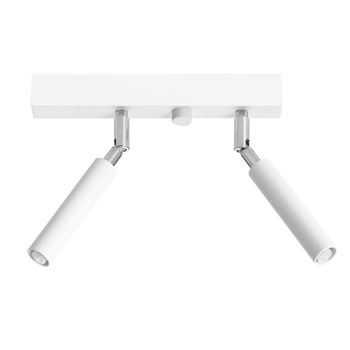 Lámpara de techo blanco acero alt. 20 cm
