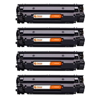 PcCom Essential HP C3906A/06A Tóner Compatible Negro Pack 4