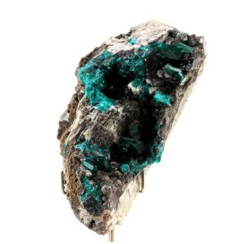Dioptasa - Piedra Natural Del Congo, Mindouli - Cristal Verde Esmeralda, Poderoso Sanador Espiritual | 1035.5 Ct - Certificado De Autenticidad