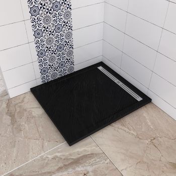 Plato De Ducha Antideslizante100x100x3cm Gelcoat,válvula Incluida Aica
