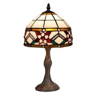 sobremesa con forma y pantalla tiffany d 20cm serie museum