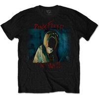 pink floyd camiseta manga larga the wall scream para mujer