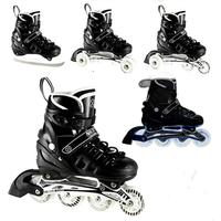nh10905 4en1 led negro tamano m s31-34 patines en linea con dim