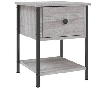 Vidaxl mesita de noche madera de ingeniería gris sonoma 34x35,5x45 cm