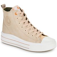 refresh zapatillas altas 172284-beige para mujer