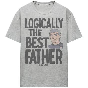 Star Trek Camiseta Logically the Best Father para mujer