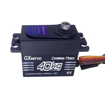 GXservo QY3240CLS 40KG Servo Digital de Engranajes Metálicos Completamente Impermeable Motor de Alto Torque para Coches,