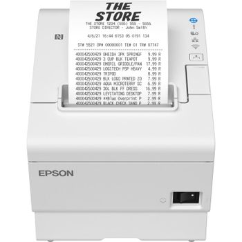 Epson TM-T88VII Impresora de Tickets Térmica USB/RJ45/RS-232