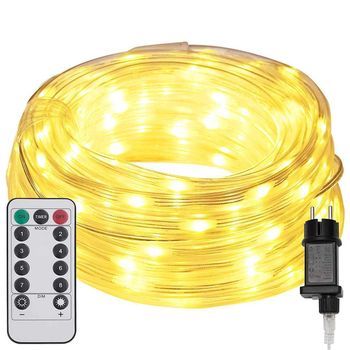 Luz De Cuerda Con 1200 Led Cálido 50 M Pvc Vidaxl