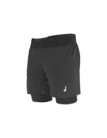 pantalones de running joluvi best trail negro hombre