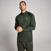 sudadera training con cremallera 14 para hombre de mp - verde bosque - s