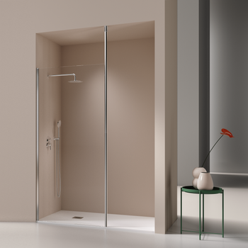 Panel Fijo De Ducha Fresh Levante  70-71 Cm Cristal Transparente