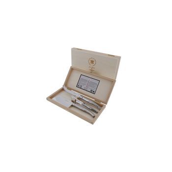 Jean Dubost Caja De 3 Cuchillos De Cocina De Acero Inoxidable - L0032524l06344
