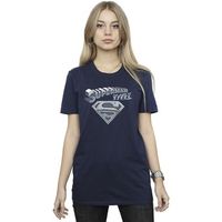 dc comics camiseta the man of steel para mujer