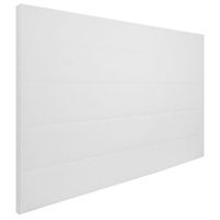 cabecero tapizado gio  cabezal acolchado  tapizado en polipiel de alta gama  color blanco  medida 155x110x5 cm cama 150160 cm