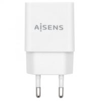 aisens a110-0526 cargador de pared usb 20 10w blanco