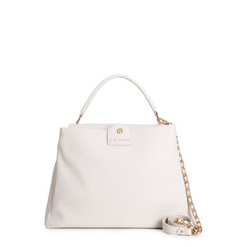bolso con solapa ivory