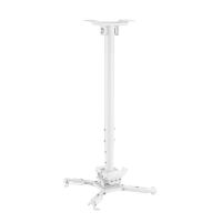 kimex soporte de techo para proyectores altura 60-90cm blanco