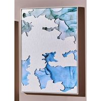 oleo abst alto brillo con relieve y con marco 62x5x92cm
