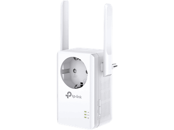 Amplificador WiFi - TP-Link WA860RE, Extensor de Cobertura Wi-Fi, 300 mbps, Enchufe, 2 Antenas, Blanco