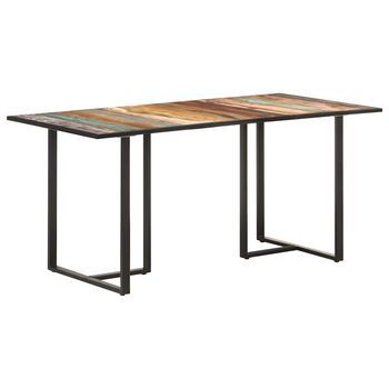 Mesa De Comedor De Madera Maciza Reciclada 160 Cm Vidaxl