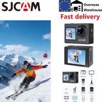 sjcam sj4000 camara de accion 4k de doble pantalla inalambrica wifi h264 go to sports pro cam motocicleta bicicleta conectar a la aplicacion ios android