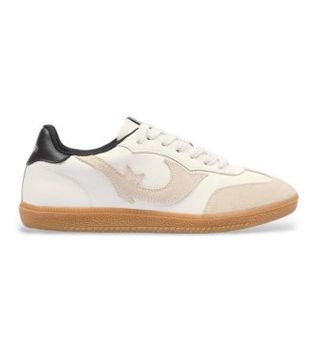BA&SH para mujer. 2E24CREW Zapatillas de piel Crew blanco (36), Plano, Cordones, Casual